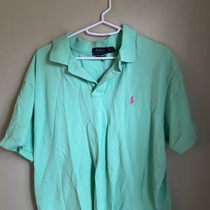 Sea Foam Ralph Lauren Polo Shirt
